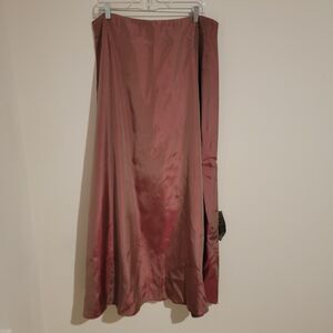 Js Collection‎ Womens Maxi Skirt Size 16 Iridescent Pink Fairy Glam Tafetta